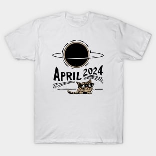 Cat Solar Eclipse T-Shirt